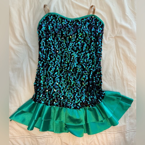 Weissman Other - Weissman Teal Sequin Dress